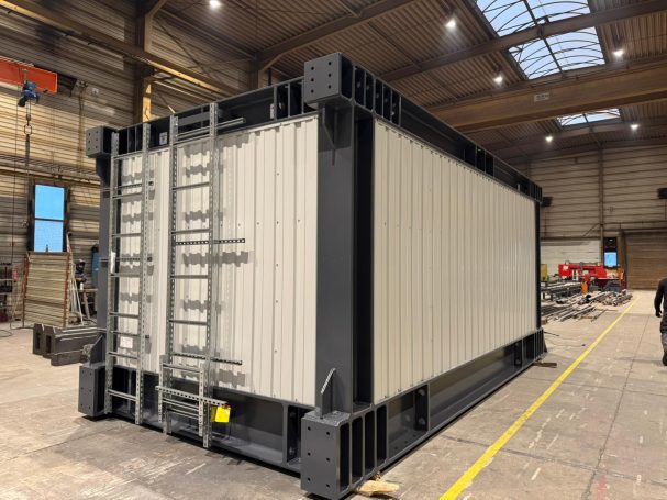 Auslaufcontainer für die Asphaltindustrie